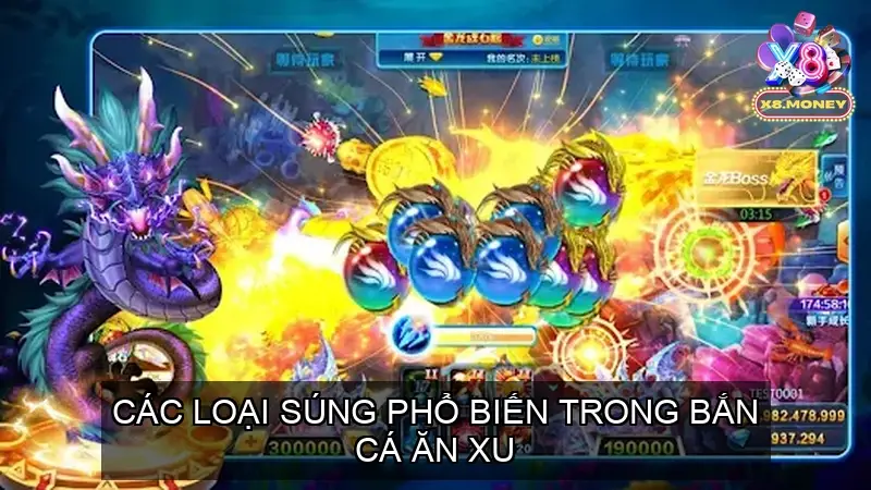 Bắn Cá Ăn Xu Khám Phá Thế Giới Giải Trí Đầy Hấp Dẫn Tại X8 3 Các Loại Súng Phổ Biến Trong Bắn Cá Ăn Xu