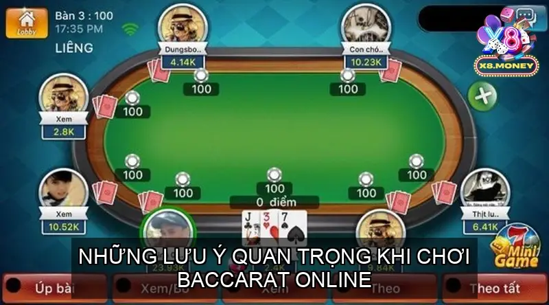 Ưu và Nhược Điểm khi Chơi Baccarat tại Nhà Cái X8 4 Những Lưu Ý Quan Trọng Khi Chơi Baccarat Online